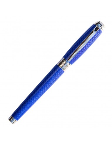 S. T. Dupont Line D Diamond Guilloche Rollerball Pen Sapphire