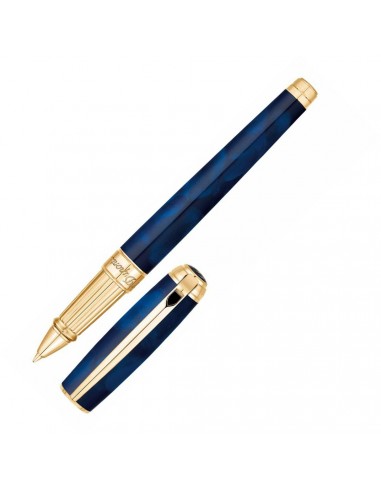 S. T. Dupont Line D Atelier Rollerball Pen Large Blue