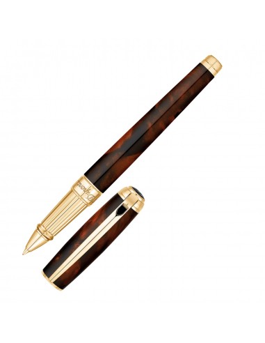 S. T. Dupont Line D Atelier Rollerball Pen Large Brown