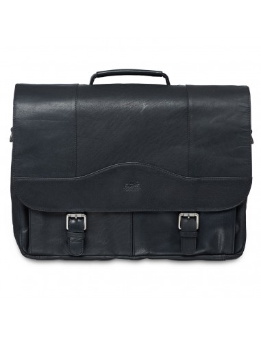 Porthole Briefcase for 15.6" Laptop / Tablet with RFID Secure Pocket, 16" x 4" x 11", Black