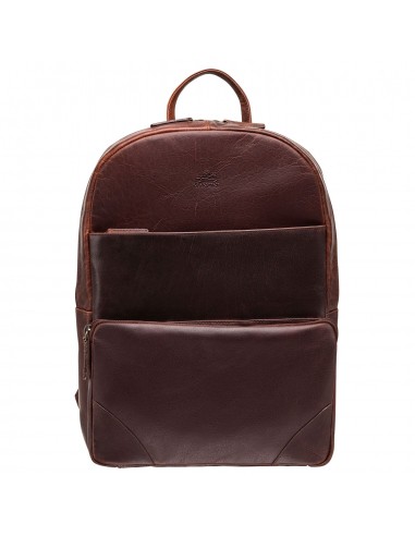 Slim Backpack for 14" Laptop, 12" x 4" x 16.25", Brown