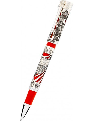 Montegrappa Monopoly Limited Edition Tycoon Style Rollerball Pen Red