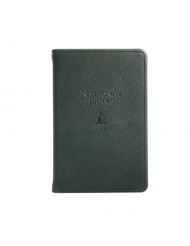 Graphic Image National Parks Atlas Green Traditional Leather