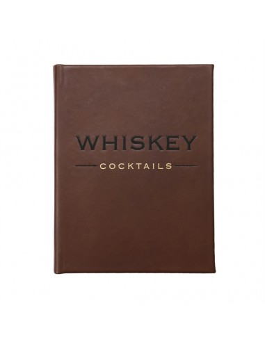 Graphic Image Whiskey Cocktails Cognac Genuine Leather