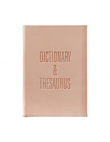 Graphic Image Dictionary/Thesaurus Natural Vachetta Leather