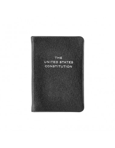 Graphic Image Mini United States Constitution Black Traditional Leather