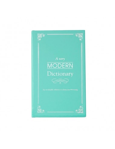 Graphic Image A Very Modern Dictionary Patent Teal