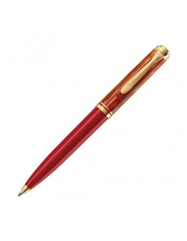 Pelikan Pens Souveran K600 Special Edition Tortoise Shell Red Ballpoint Pen