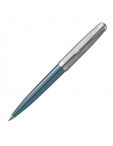 Parker 51 Teal Blue CT Ballpoint Pen