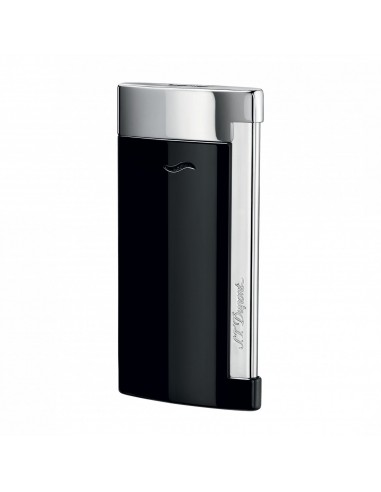 S. T. Dupont SLIM 7 Black And Chrome Finish Lighter