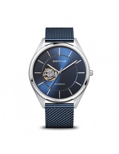 Bering Men's Watch | Automatic | Polished/Brushed silver | Blue Dial | 16743-307