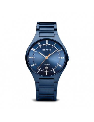 Bering Men's Watch | Titanium | Matte Blue | 11739-797